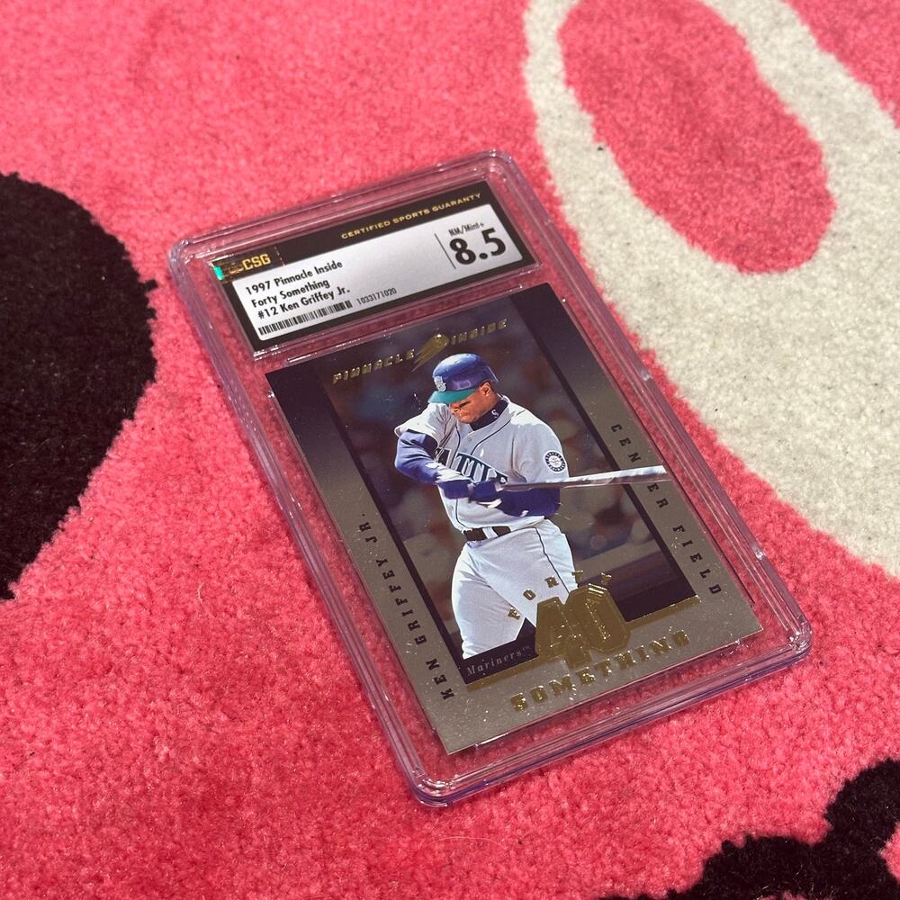 Ken Griffey Jr – 1997 Pinnacle Inside “Forty Something” #12 – CSG 8.5